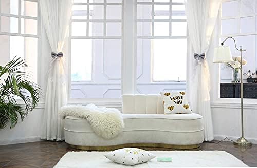 2 Pcs Gauze Curtain Tiebacks with Tassels