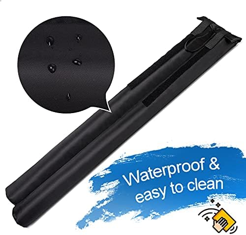 MAXTID 30 Inch Door Draft Stopper Black Large Foam
