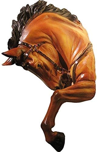 CIRCIR Horse Head Decorative Statue Wall Sculpture