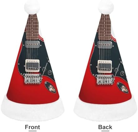 Santa Hat Magic Electric Guitar Christmas Party Hat