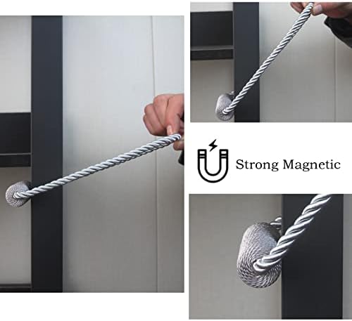 Magnetic Curtain Tiebacks 4 Pack Modern Decorative Holders