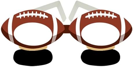 4Es Novelty Football Paper Glasses 36 Pack