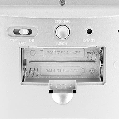 LCD Digital Alarm Clock with Calendar and Temp Display