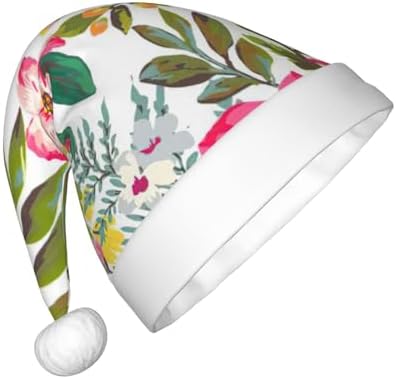 Hibiscus Flowers Christmas Santa Hat Small Size