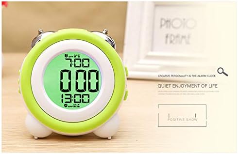 Mechanical Double Bell Alarm Clock with LCD Display