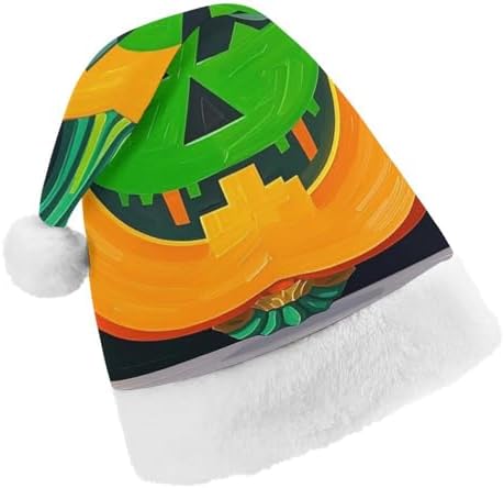 Santa Hat Hidden Demons Christmas Hat for Adults