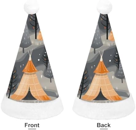 Christmas Tree Hat for Adults - Santa Hat Tent Costume Headwear