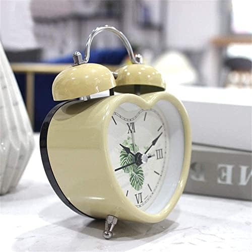 Metal Silent Alarm Clock with Night Light