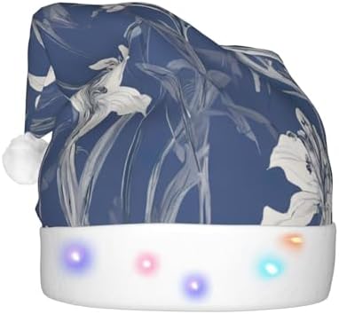 Bluebell Design 03 Christmas Santa Hat Plush Light Up Funny Adult Party Hat