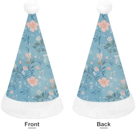 Santa Hat Light Blue Christmas Party Headwear