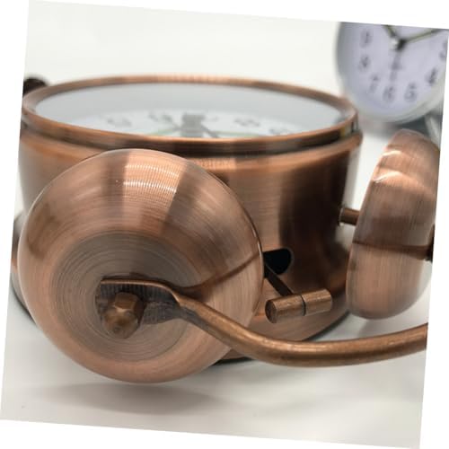 Ciieeo Metallic Silent Luminous Double Bells Alarm Clock Classic Desktop Clock