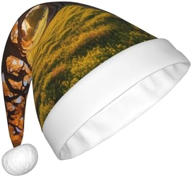 QinZheng Golden Sunset Tree Santa Hat