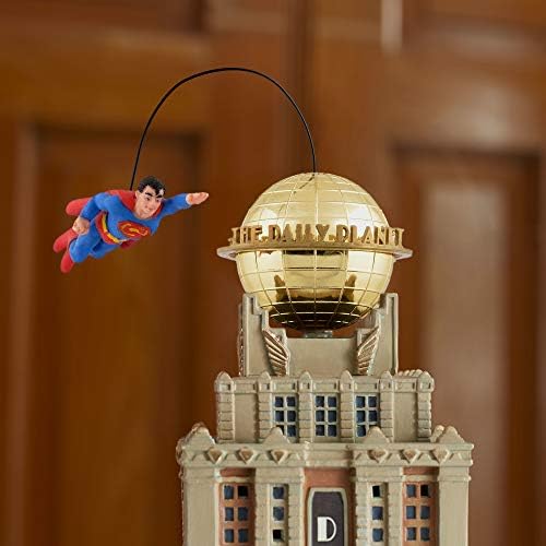 Department 56 DC Comics Village Superman The Daily Planet Lit Building 1614 Inch