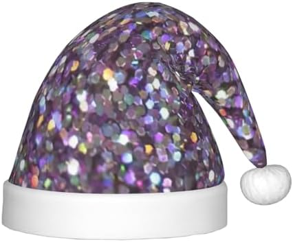 Sequin Pattern Christmas Santa Hat Small Size