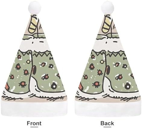 NWGHM Christmas Hat for Adults Stylish Warm Plush Headwear