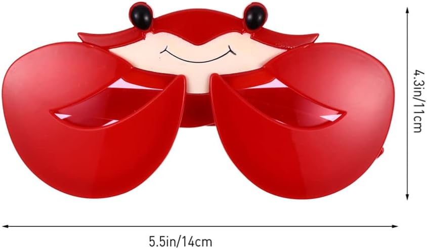 PRETYZOOM 3 Pcs Funny Crab Sunglasses for Parties