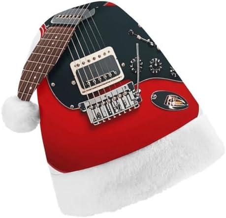 Santa Hat Magic Electric Guitar Christmas Party Hat