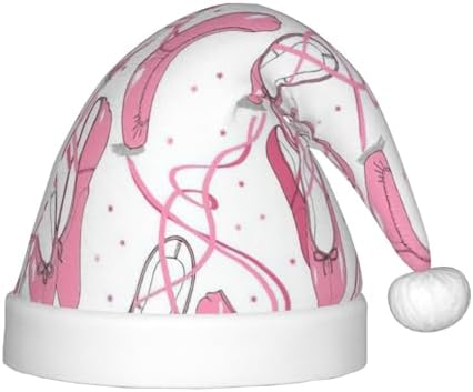 Pink Ballet Shoes Santa Hat Christmas Party Headwear