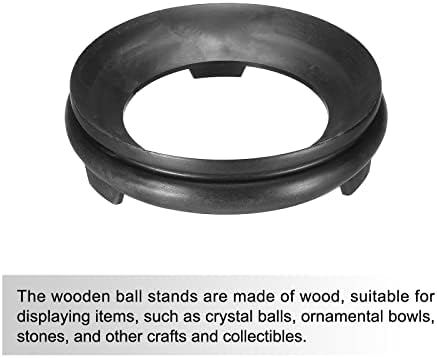 MECCANIXITY Ball Stand Holder Display Base 20cm Black