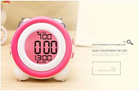 Mechanical Double Bell Alarm Clock with 4-in-1 Display