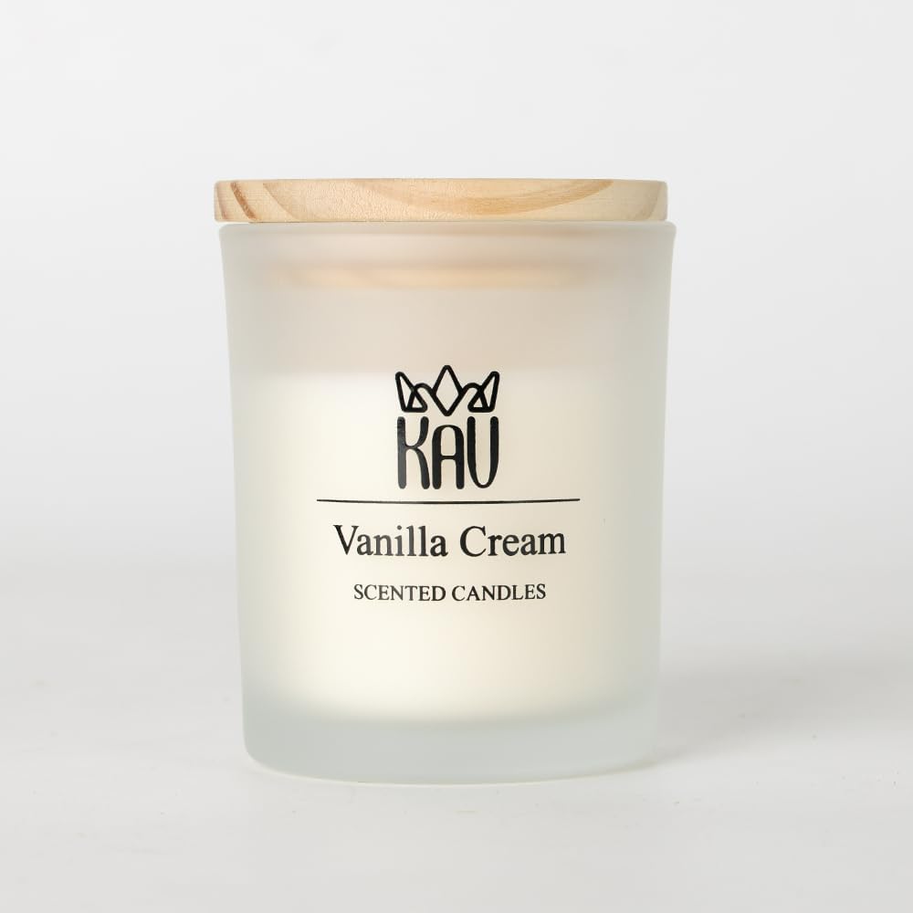 KAV Scented Candle - Vanilla Cream Sweet Vanilla Coffee
