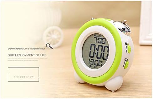 Mechanical Double Bell Alarm Clock with LCD Display