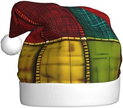 QINZHENG African Style Patchwork Santa Hat for Women
