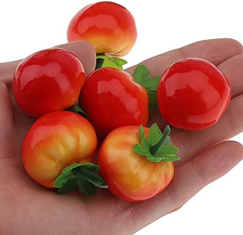 27 Pcs Mini Artificial Tomatoes 15 Inch Decor