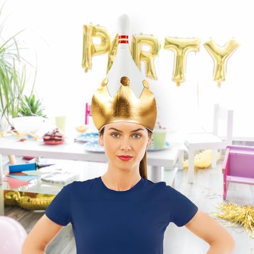 Funny Party Hats Bowling Party Favor Costume Hat White