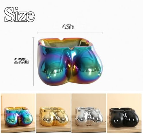 Funny Boob Ashtray Ceramic Decor 7x10x11cm