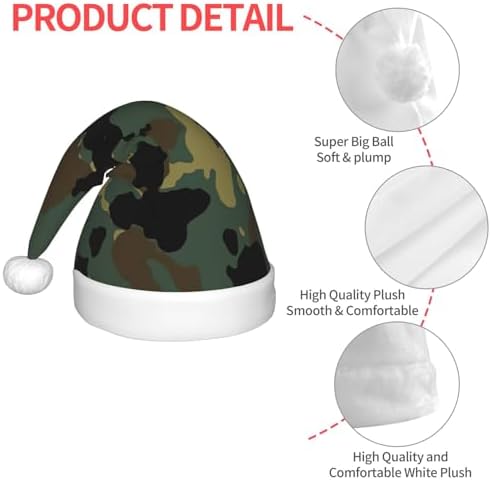 Camouflage Santa Hat Christmas Party Headwear
