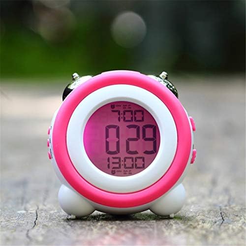 Mechanical Double Bell Alarm Clock with 4-in-1 Display