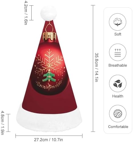 Santa Hat Christmas Party Headwear for Adults 1