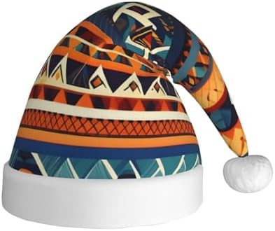 QINZHENG Personalized Santa Hat with African Patterns