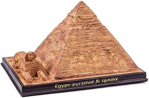 Egyptian Pyramid Resin Sculpture Decor Statue