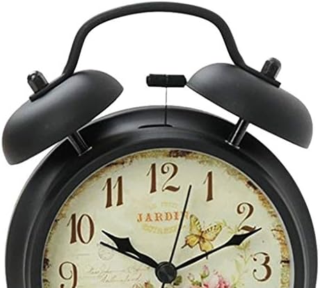 Classic Retro Double Bell Alarm Clock with Night Light