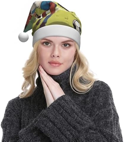 QINZHENG Personalized Santa Hat for Boys and Adults