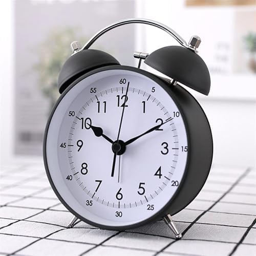 Loud Double Bell Alarm Clock with Silent Movement