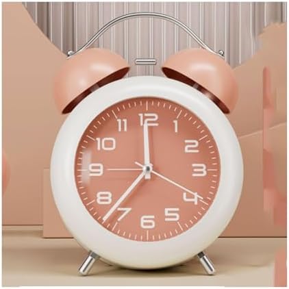 Multifunctional Metal Alarm Clock with Double Bell