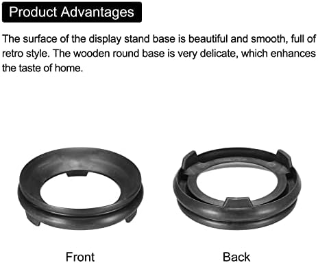 MECCANIXITY Ball Stand Holder Display Base 20cm Black