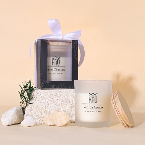 KAV Scented Candle - Vanilla Cream Sweet Vanilla Coffee