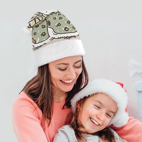 NWGHM Christmas Hat for Adults Stylish Warm Plush Headwear