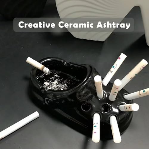 Creative Clogs Ceramic Ashtray for Home and Office