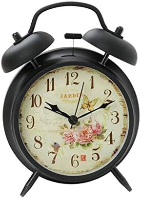 Classic Retro Double Bell Alarm Clock with Night Light