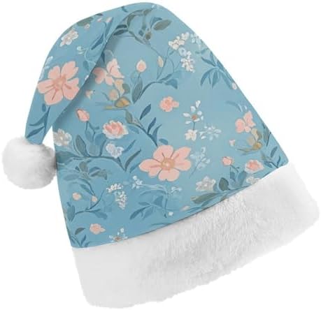 Santa Hat Light Blue Christmas Party Headwear
