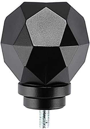 Sumnacon 2Pcs Metal Curtain Holdbacks - Black Wall Mount Holdbacks