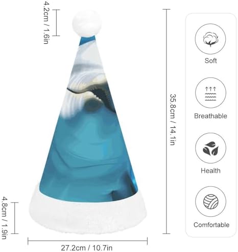 Santa Hat Dolphin with Smile Christmas Party Headwear