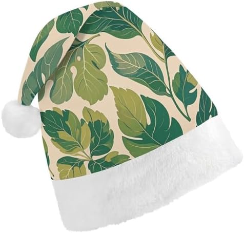 NWGHM Santa Hat Green Leaves Christmas Party Headwear
