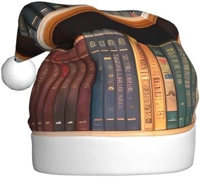 QINZHENG Personalized Santa Hat Velvet Plush Christmas Gift for Women Adults