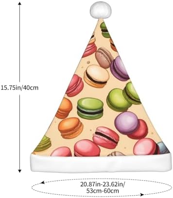 QINZHENG Personalized Santa Hat Velvet Plush Christmas Headwear